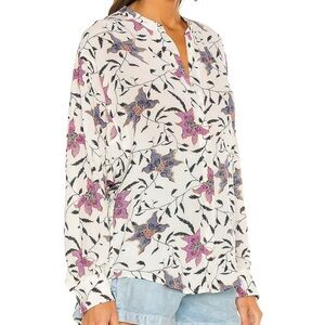 Isabel Marant Etoile Catchel Blouse in Ecru